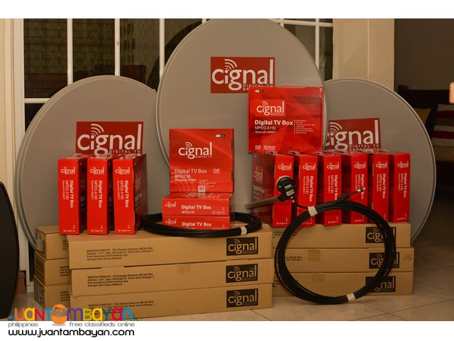 CIGNAL: GET FREE ONE MONTH SERVICE FEE AND WAIVED ACTIVATION FEE
