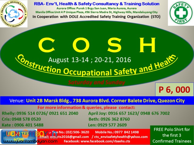 COSH Training COSH Training