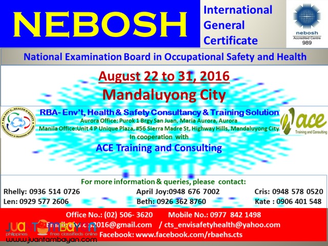 NEBOSH IGC NEBOSH IGC
