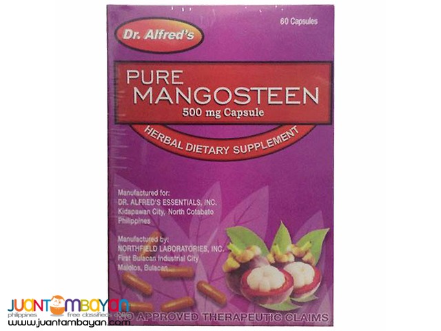 Dr. Alfred Mangosteen capsules 500mg by 60s