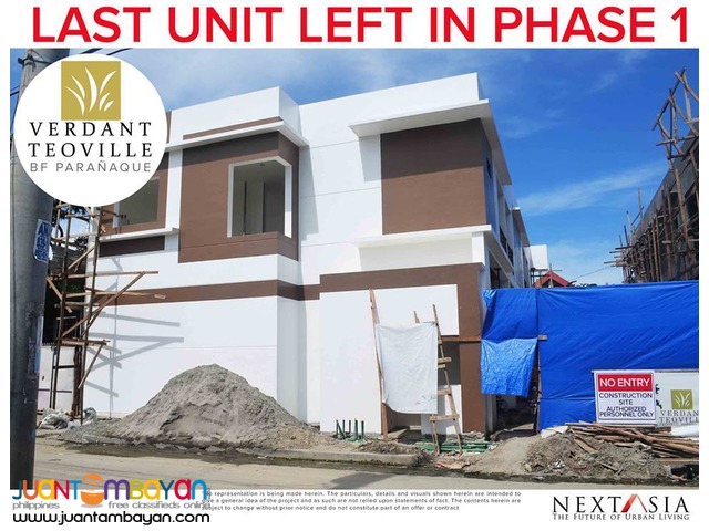 BRAND NEW TOWNHOUSE in BF Paranaque!