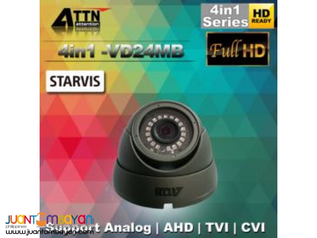 4in1-VD24MB Indoor iR Vandalproof Dome Camera
