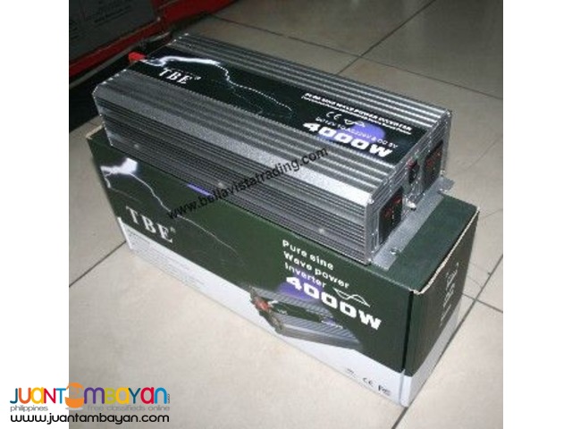 TBE Pure Sine Wave Inverter 4000W 12V to 220V(EDSA,Cubao)
