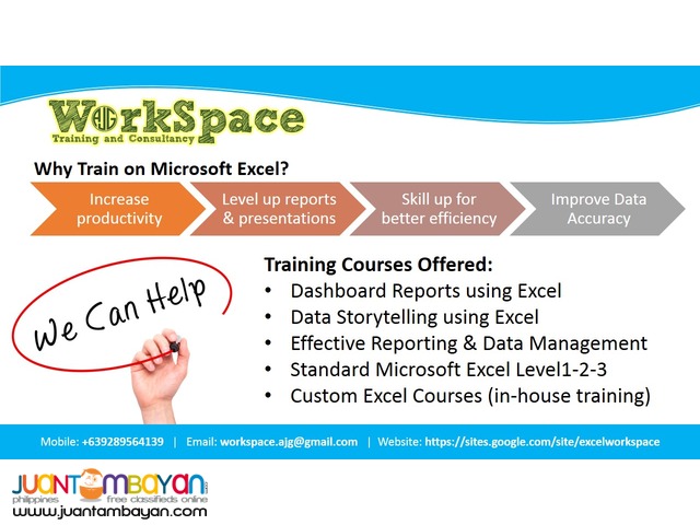 WorkSpace Microsoft Excel