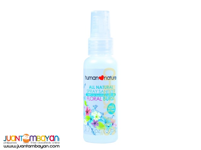 Human Heart Nature Spray Sanitizer Floral Burst