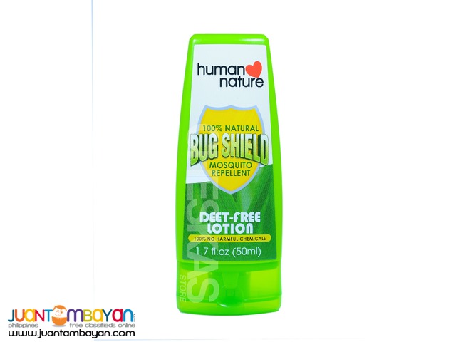 Human Heart Nature Bug Shield Mosquito Repellent Deet Free Lotion 50ml Human Heart Nature Bug Shield Mosquito Repellent Deet Free Lotion 50ml