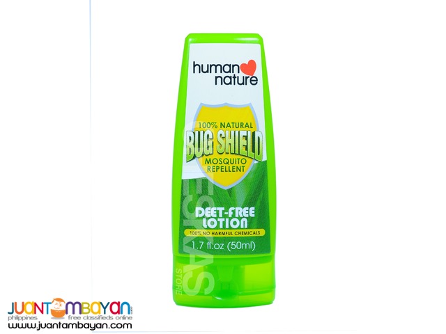 Human Heart Nature Bug Shield Mosquito Repellent Deet Free Lotion 50ml