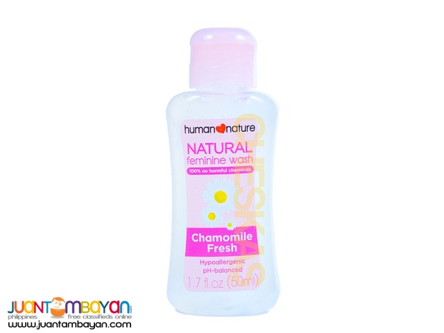 Human Heart Nature Natural Feminine Wash Chomomile Fresh 50ml Human Heart Nature Natural Feminine Wash Chomomile Fresh 50ml
