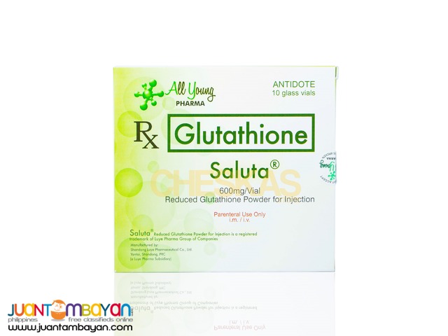 Saluta Glutathione Injectable 600mg by QAF (AllYoung Pharma) or SSP
