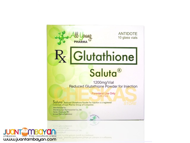 SALUTA Glutathione Injectable 1200mg by QAF (allyoung pharma)