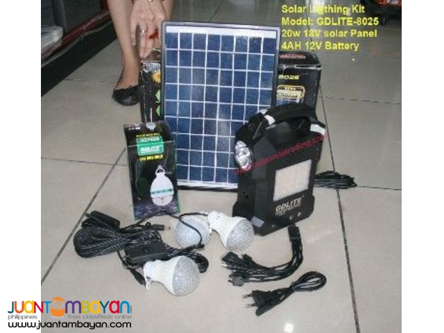 Solar Lighting Kit - GDLITE - 8018 Solar Package