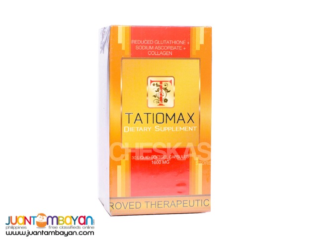 Tatiomax Glutathione Capsule 30 days supply 1600mg Tatiomax Glutathione Capsule 30 days supply 1600mg
