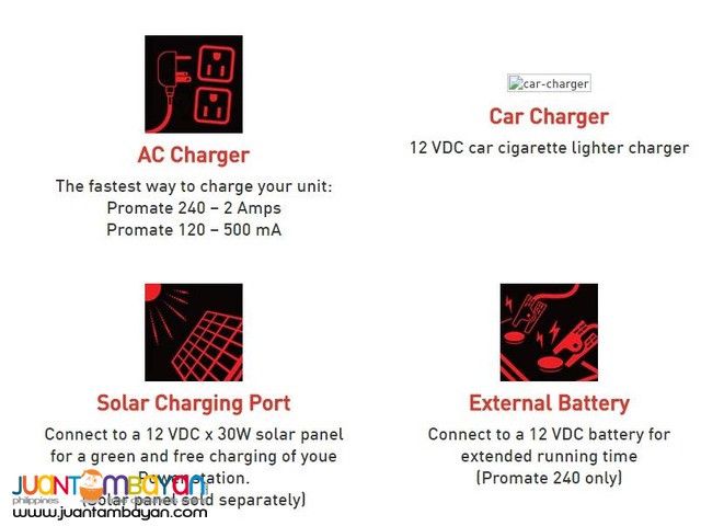 PROMATE 120 & 240 POWER STATION.
