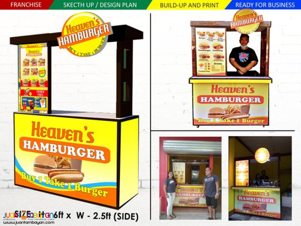 Angels Burger Franchise Heavens Hamburger Food Cart Franchise 179K