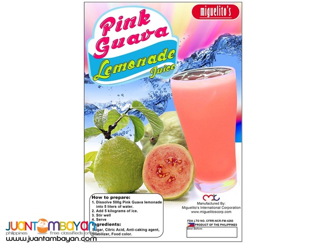 Pink Guava Drink Pink Guava Drink