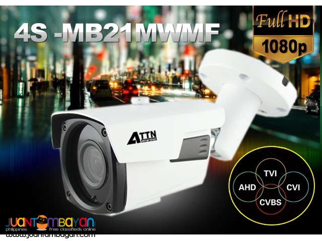 Latest CCTV Camera Technology Analog / AHD / TVI / CVI- 4A-MB10MWMF