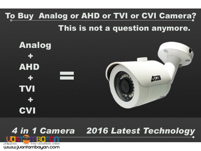CCTV Analog AHD-TVI-CVI Camera [Day and Night View Outdoor Camera]