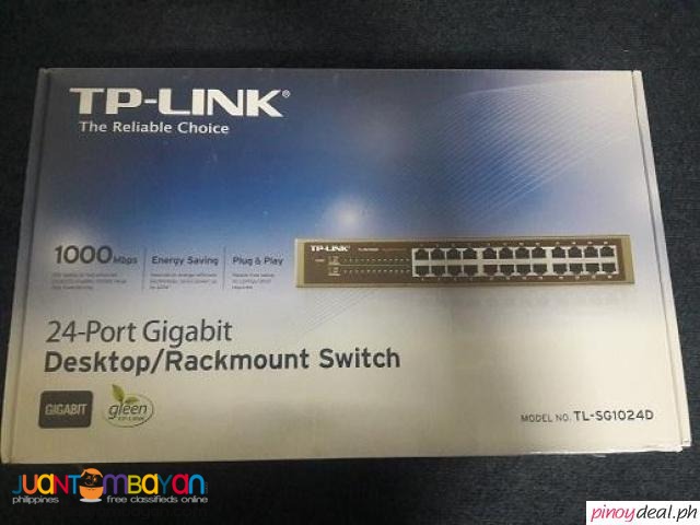 TP-LINK 1000 mbps 24-port Gigabit Desktop/Rackmount Switch