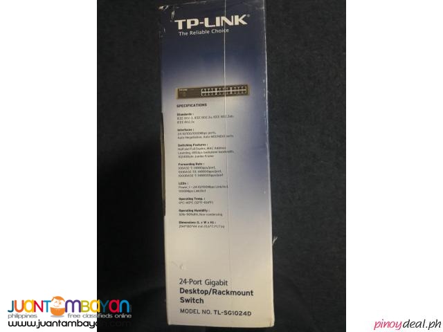 TP-LINK 1000 mbps 24-port Gigabit Desktop/Rackmount Switch