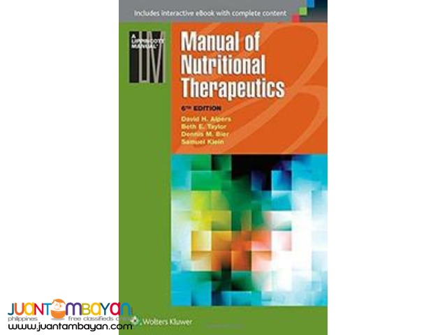 Manual of Nutritional Therapeutics (6th Revised edition) Manual of Nutritional Therapeutics (6th Revised edition)
