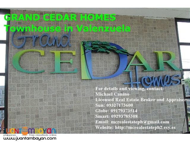 Affordable PAG-IBIG Townhouse in Valenzuela - Grand Cedar Homes