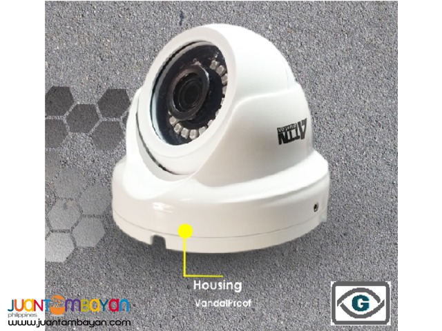 1.0 Mega Pixel CCTV Camera VandalProof Indoor Camera