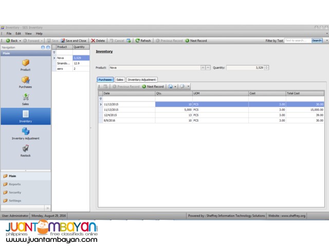 Inventory & Sales System