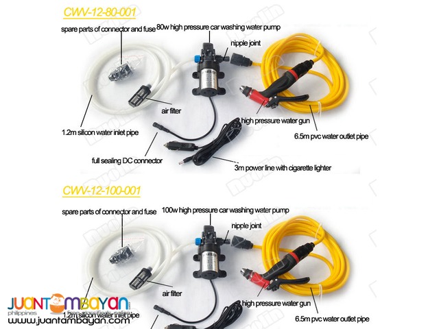 DC powered pressure washer