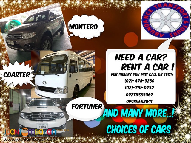 cars for rent in manila