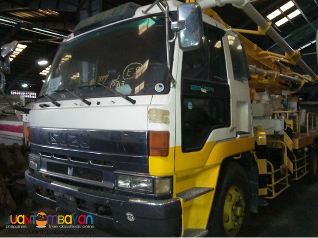 6 Wheeleer ISUZU Truck CBR 8PD1 Engine Concrete Pump Japan Surplus