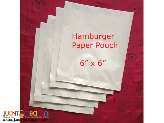 Hamburger Pouch Plastic