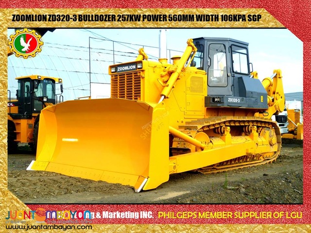 ZD320-3 Zoomlion Bulldozer Without Ripper Brand New Unit