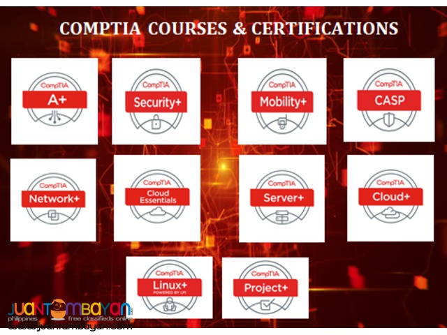 COMPTIA COURSES & CERTIFICATIONS SCHEDULE COMPTIA COURSES & CERTIFICATIONS SCHEDULE