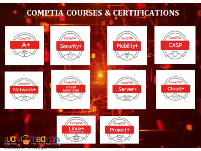 COMPTIA COURSES & CERTIFICATIONS SCHEDULE