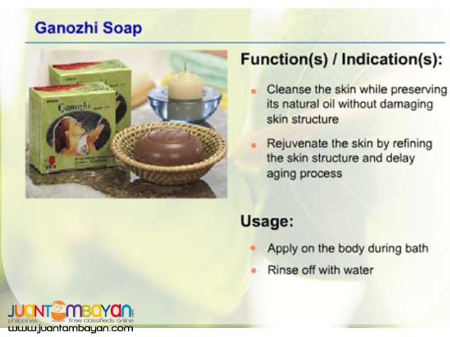 dxn ganozhi soap; best for moisturizing skin 