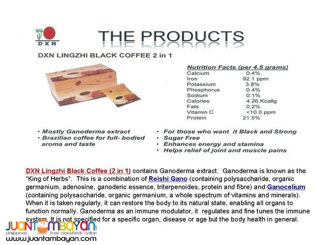 dxn black coffee ; best for diabetic