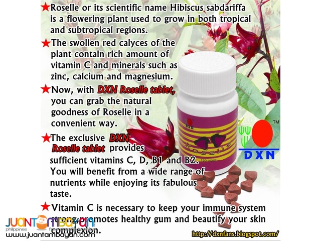 dxn roselle juiceand candy ; best vitamin c for kids