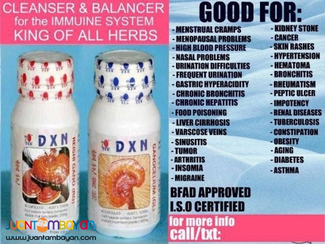 dxn rg gl ; best food supplements for cancer
