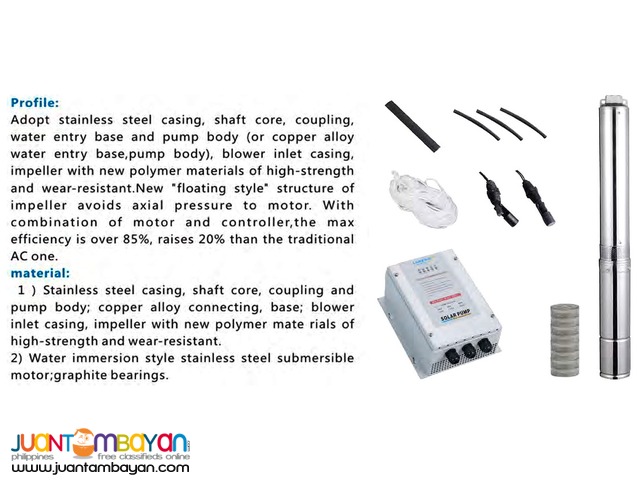 4-inch Stainless Steel Screw Solar Pump