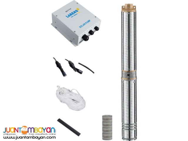 4-inch Deep Well Solar Pump with Plastic Impeller 4-inch Deep Well Solar Pump with Plastic Impeller