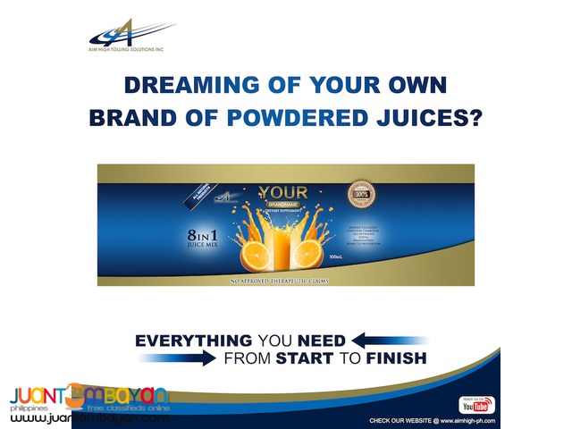 Toll Manufacturing for Powdered Juices