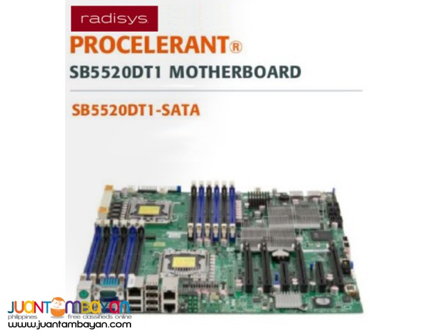 Server Board with Dual Xeon L5518 and 64GB Memory