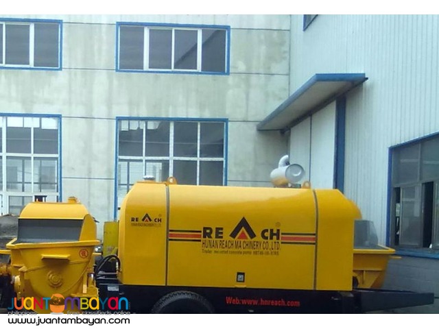 Portable Concrete Pump    (60m-6floor high) (Hopper Capacity 700L)