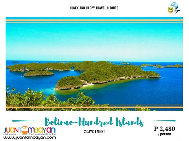 2D1N BOLINAO - HUNDRED ISLANDS (group tour)