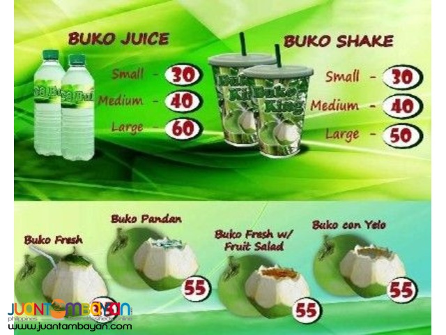 C8 BUKO KING FOODCART BUSINESS FRANCHISE