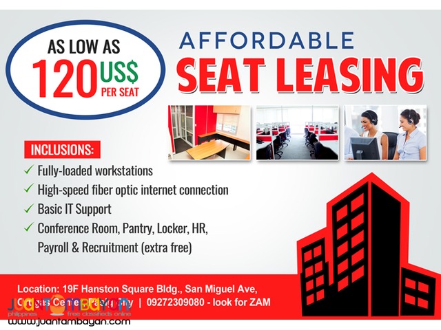 Call Center Seat Space for Lease in Ortigas Call Center Seat Space for Lease in Ortigas