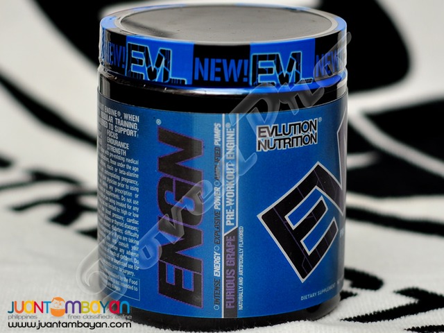 Evlution ENGN, 30 servings Furious Grape (Free Shipping) Pre-Workout