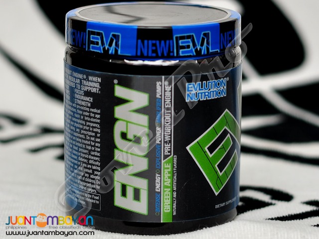 Evlution ENGN, 30 servings Green Apple (Free Shipping) Pre-Workout