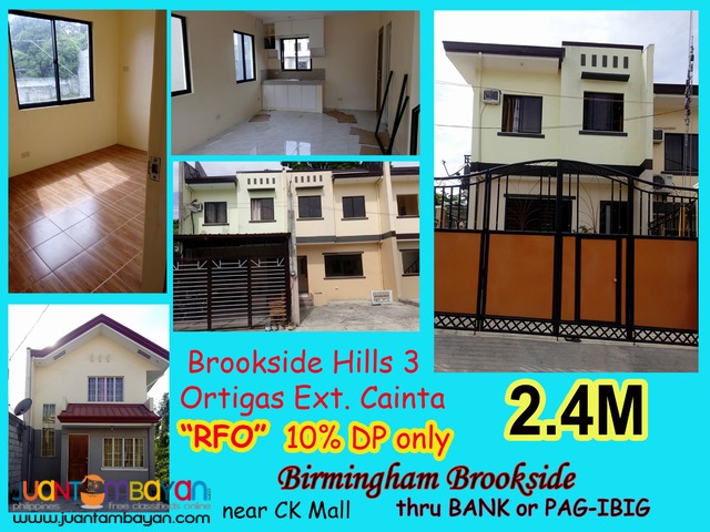 Pasig City & Cainta House for Sale Ready for Occupancy Birmingham