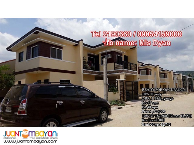 Pasig City & Cainta House for Sale Ready for Occupancy Birmingham